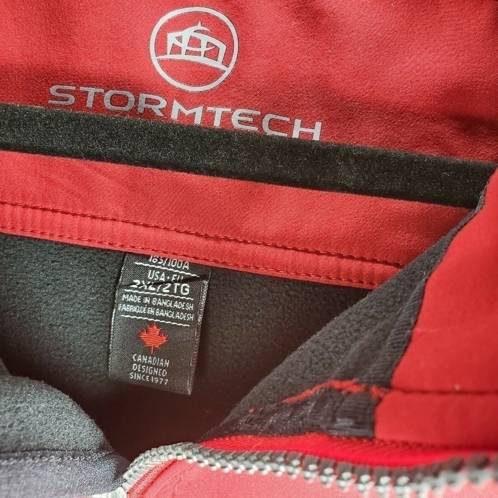 Stormtech Performance Red Full Zip Up Jacket - Picture 3 of 6